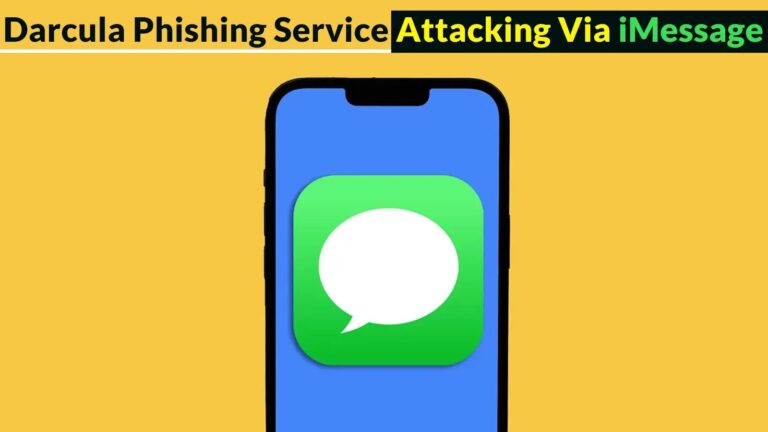 iPhone Users Beware! Darcula Phishing Service Attacking Via iMessage