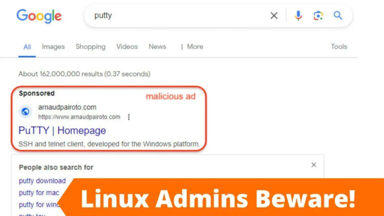 Linux Admins Beware! Fake PuTTY Client Rhadamanthys stealer