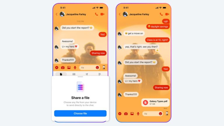 Facebook Messenger major update adds support for HD photos, shared albums, more