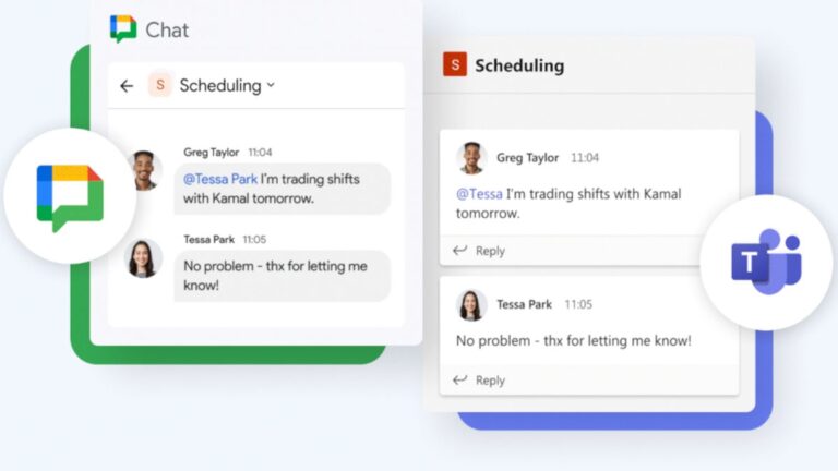 Interoperability between Google Chat, Slack and Teams exits beta testing