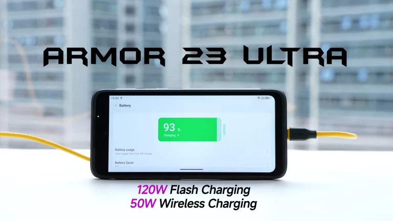 Ulefone Armor 23 Ultra is a rugged phone with blazing fast charging