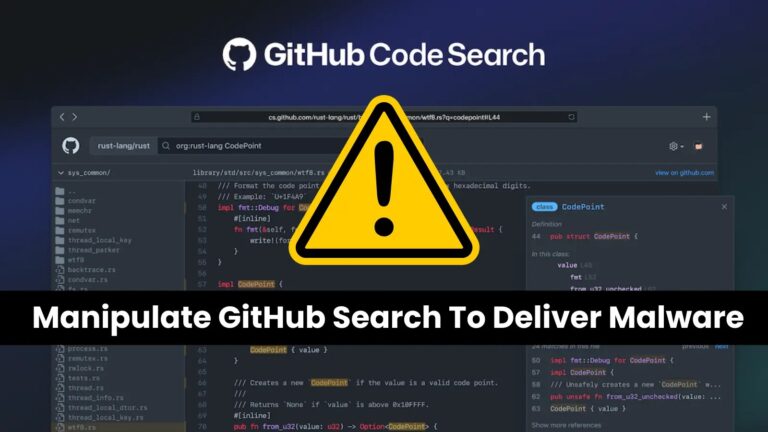 Hackers Manipulate GitHub Search To Deliver Clipboard-Hijacking Malware