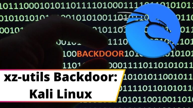 xz-utils Backdoor Affects Kali Linux Installations