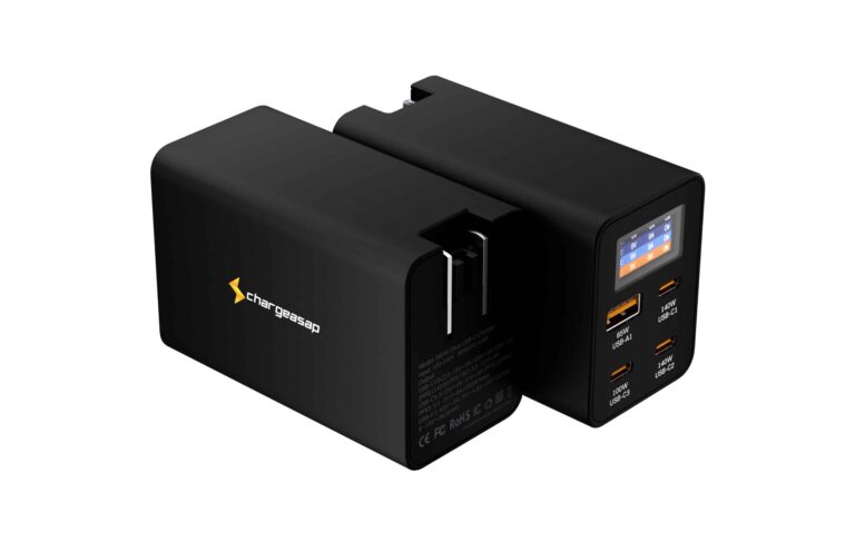 Chargeasap launches 280W GaN charger with four ports & a screen