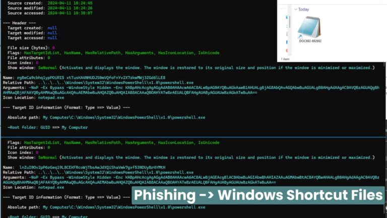 Hackers Weaponizing Windows shortcut files for Phishing