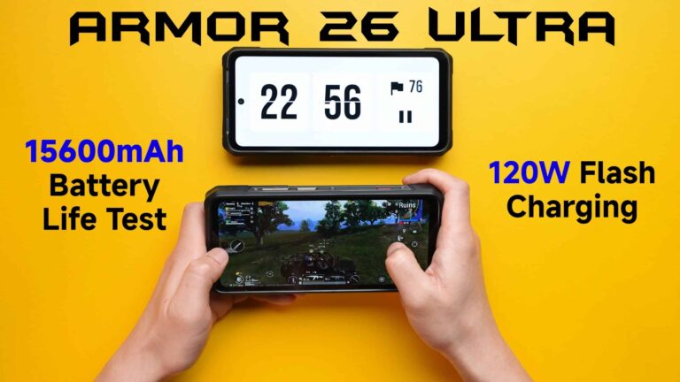 Ulefone Armor 26 Ultra battery & charging test is here: Video