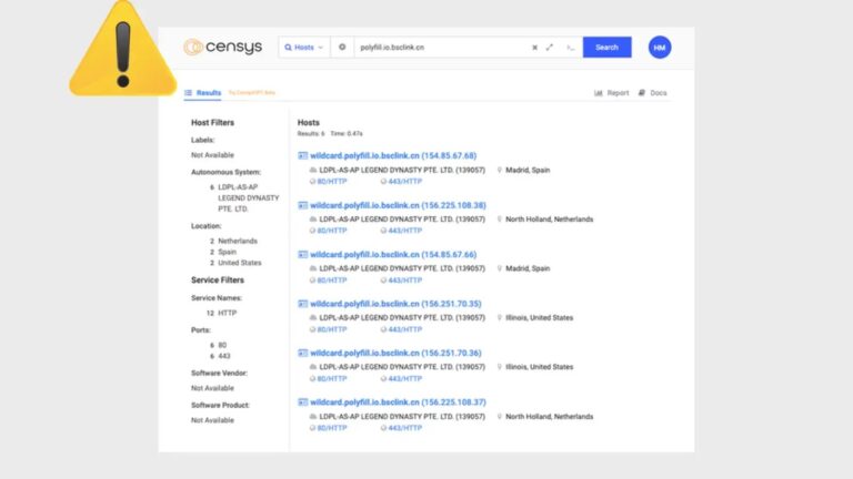 Over 380,000+ Hosts Embedding Polyfill JS to Malicious Domain