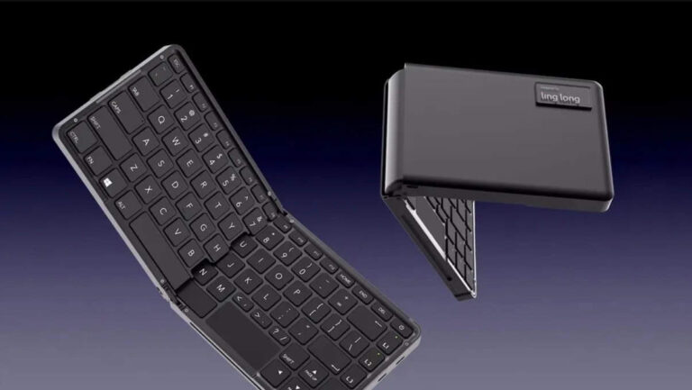 This foldable keyboard is a full-fledged PC, believe it or not