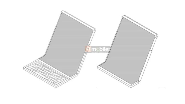 Samsung envisions a foldable phone that doubles as a mini laptop