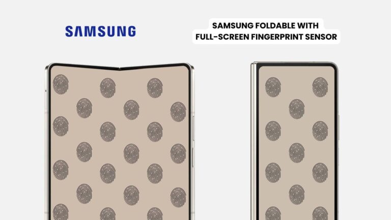 Samsung’s future foldables may feature full-screen fingerprint sensors