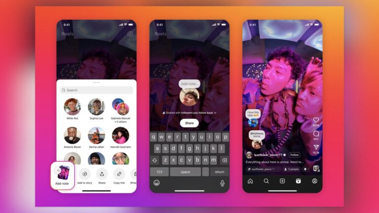 You can now leave temporary notes on your friends’ Instagram posts and reels