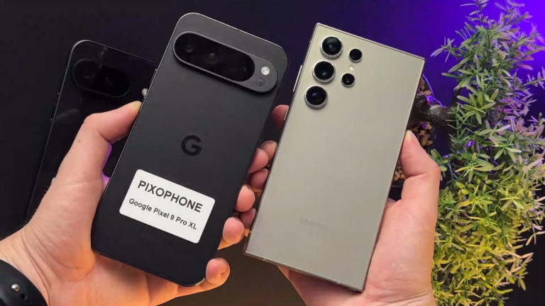 Here’s the Google Pixel 9 Pro XL compared to Samsung’s Galaxy S24 Ultra